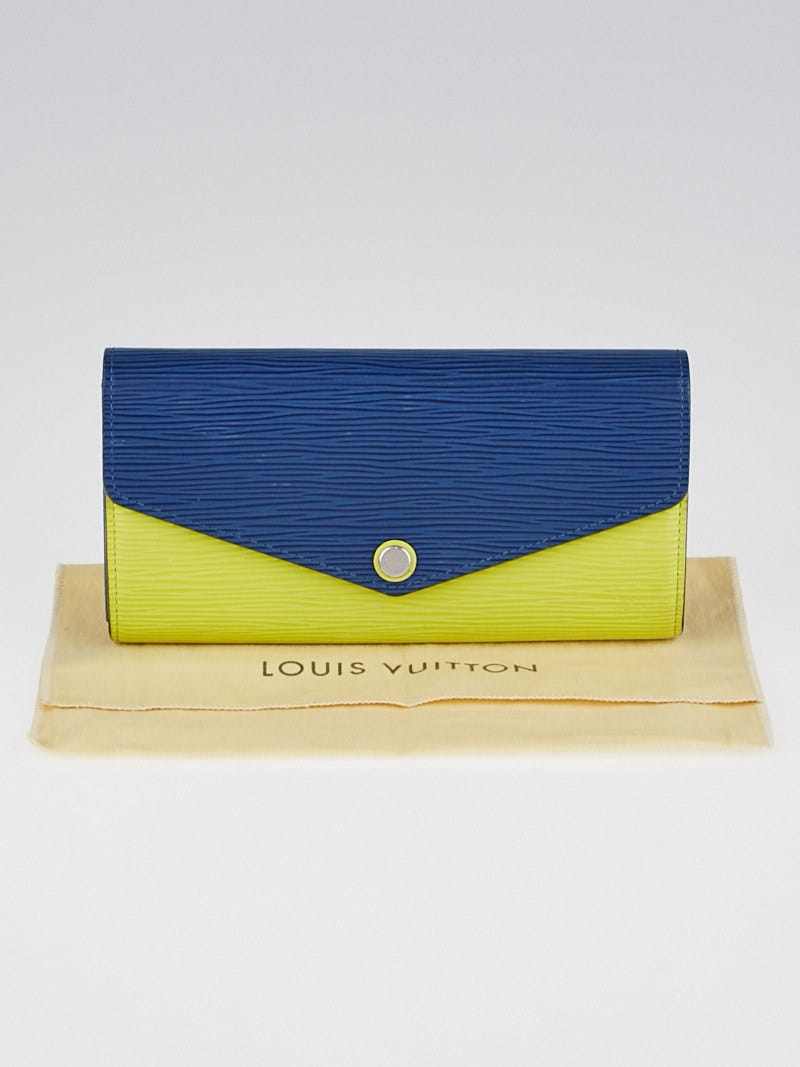 Louis Vuitton Epi Blue Sarah Long Wallet