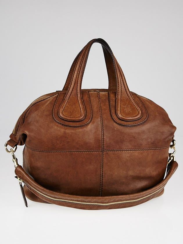 Givenchy Brown Leather Medium Nightingale Bag