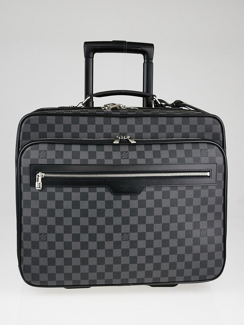Louis Vuitton Damier Graphite Canvas Pilot Case Luggage Louis Vuitton