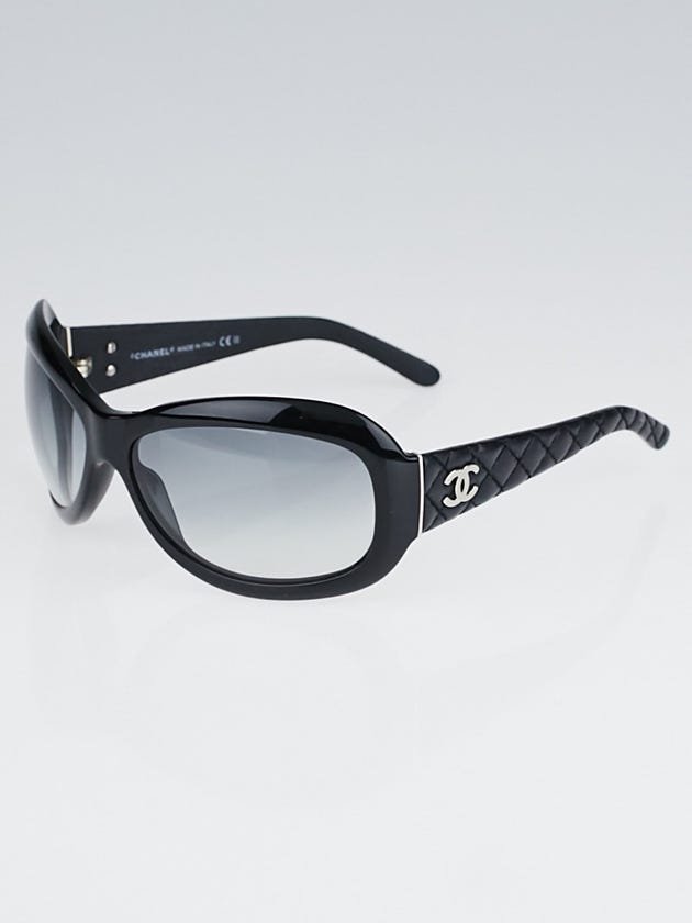 Chanel Black Frame Quilted CC Logo Sunglasses - 5116