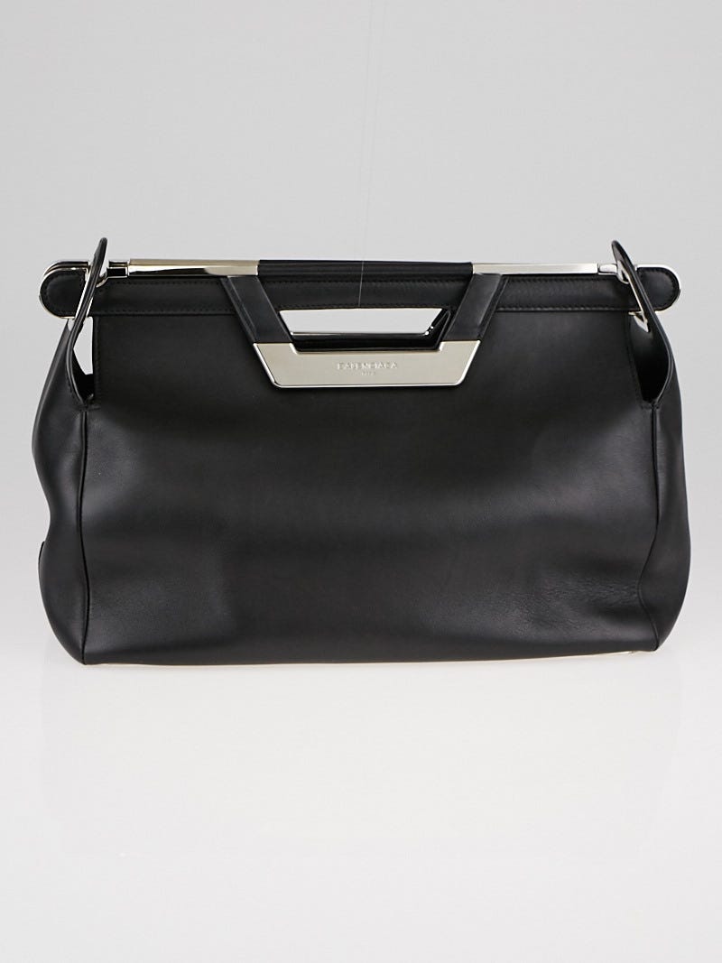 Balenciaga Black Calfskin Leather Ray Doctor Bag Yoogi s Closet