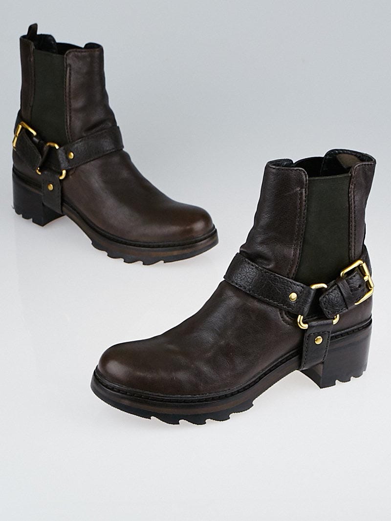 Prada motorcycle boots sale