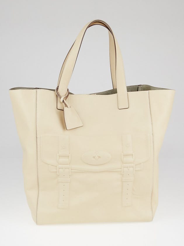 Mulberry Light Peach Leather North South Maisie Tote Bag
