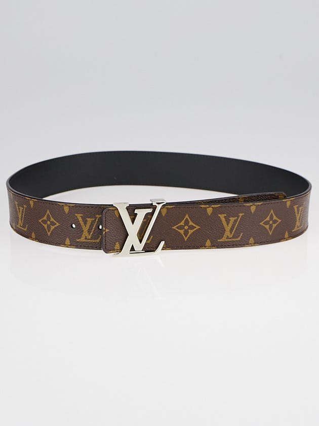 Louis Vuitton Monogram Canvas LV Initials Belt Size 85/34