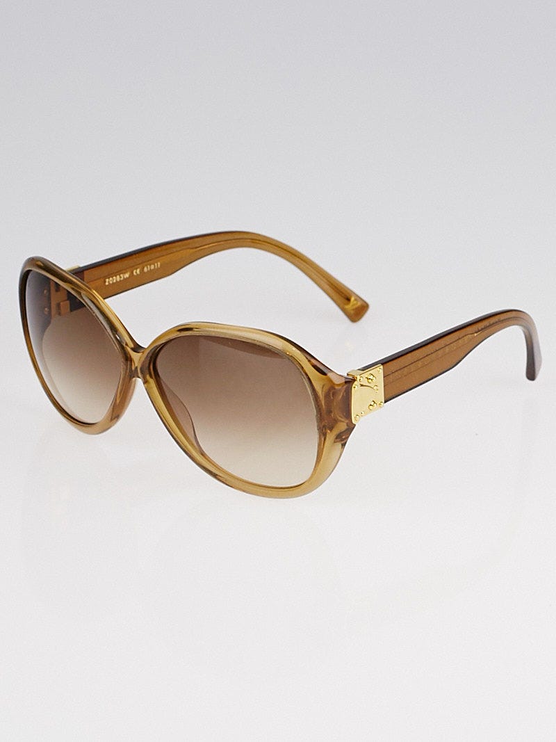 Louis Vuitton Honey Speckling Acetate Frame Oversized 