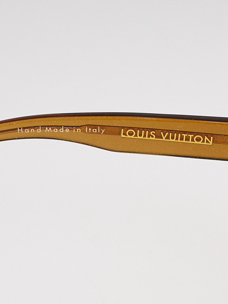 Louis Vuitton Honey Speckling Acetate Frame Oversized  display picture 1