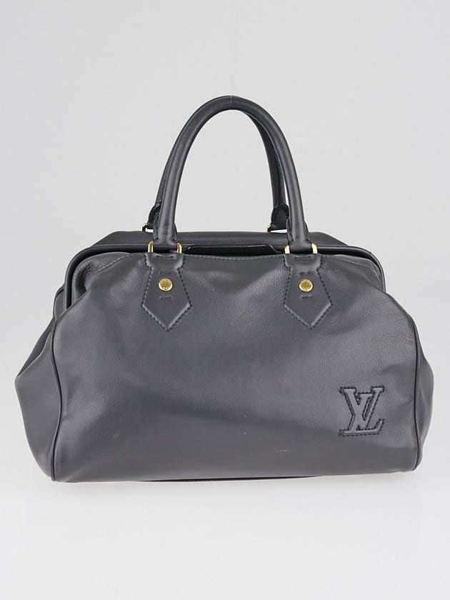 Louis Vuitton Limited Edition Gris Bleu Calf Leather Cinema Intrigue Bag