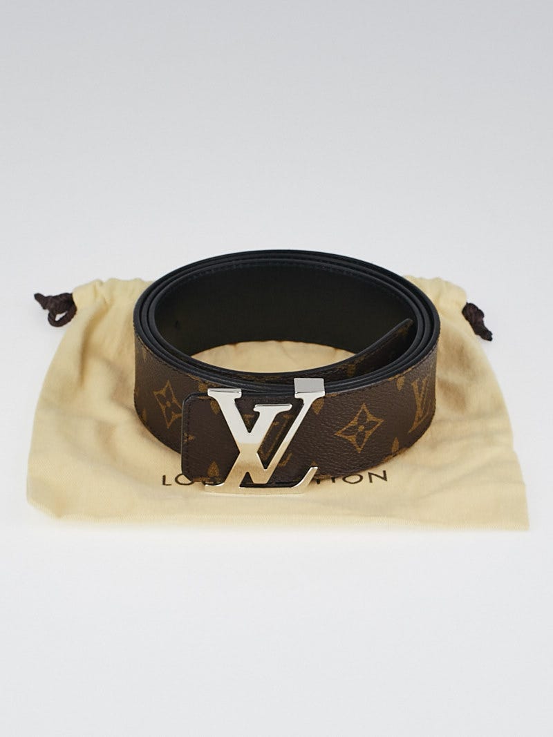 Louis Vuitton - Authenticated Initiales Belt - Leather Black Plain for Women, Never Worn