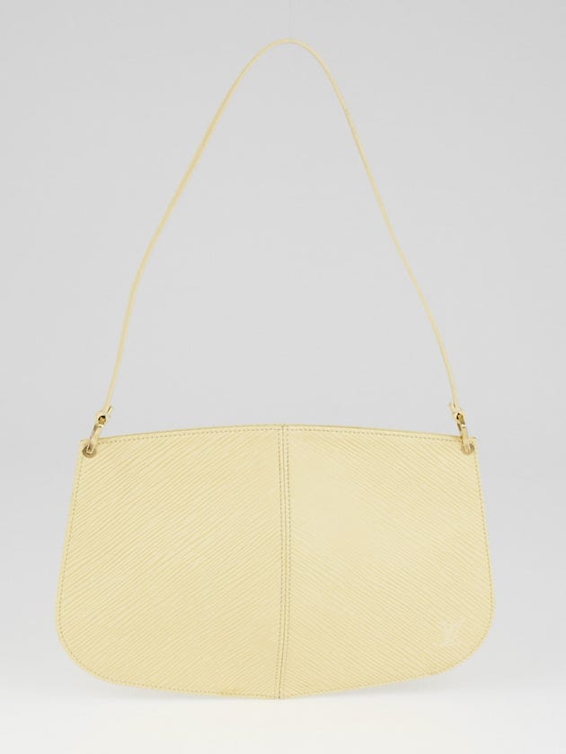 Louis Vuitton Vanilla Epi Leather Demi-Lune Pochette Bag