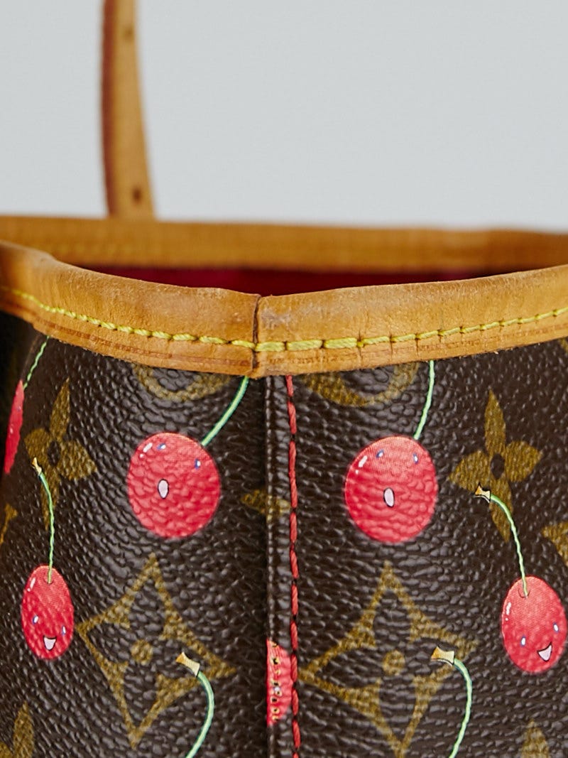 Louis Vuitton Limited Edition Monogram Cerises Bucket Bag w/o Accessories  Pochette - Yoogi's Closet