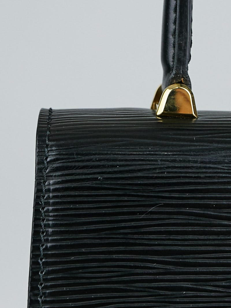 Louis Vuitton Black Epi Leather Malesherbes Bag - Yoogi's Closet