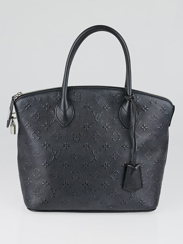 Louis Vuitton Limited Edition Black Monogram Revelation Lockit Bag