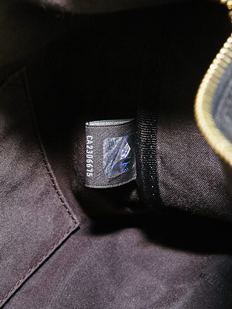 Fendi Black Zucchino Spalmati Coated Canvas Forever Bauletto