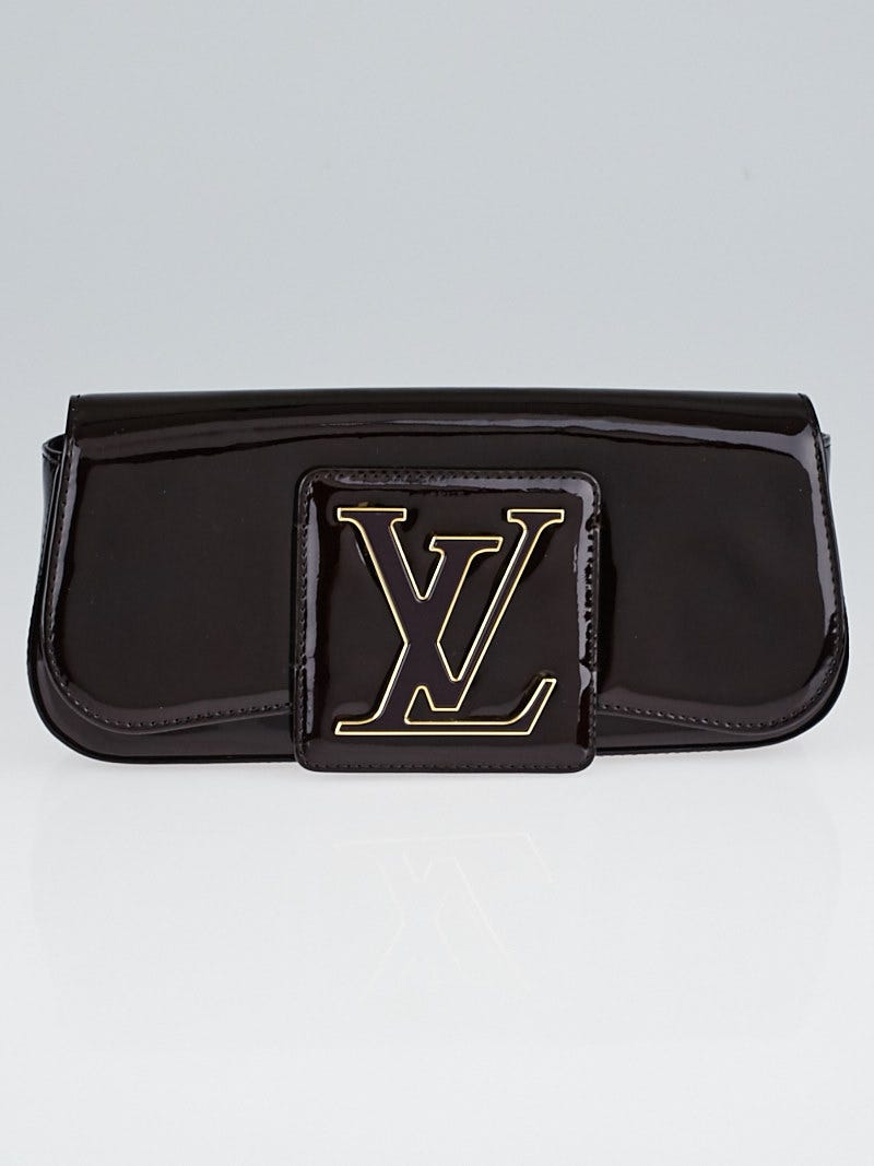 Louis Vuitton Black Vernis Pochette SoBe Clutch Bag - Yoogi's Closet