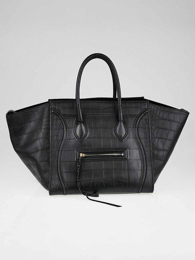 Celine luggage crocodile 2025