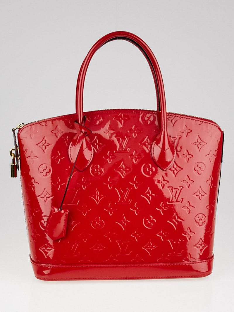 Louis Vuitton Cerise Monogram Vernis Lockit PM Bag - Yoogi's Closet