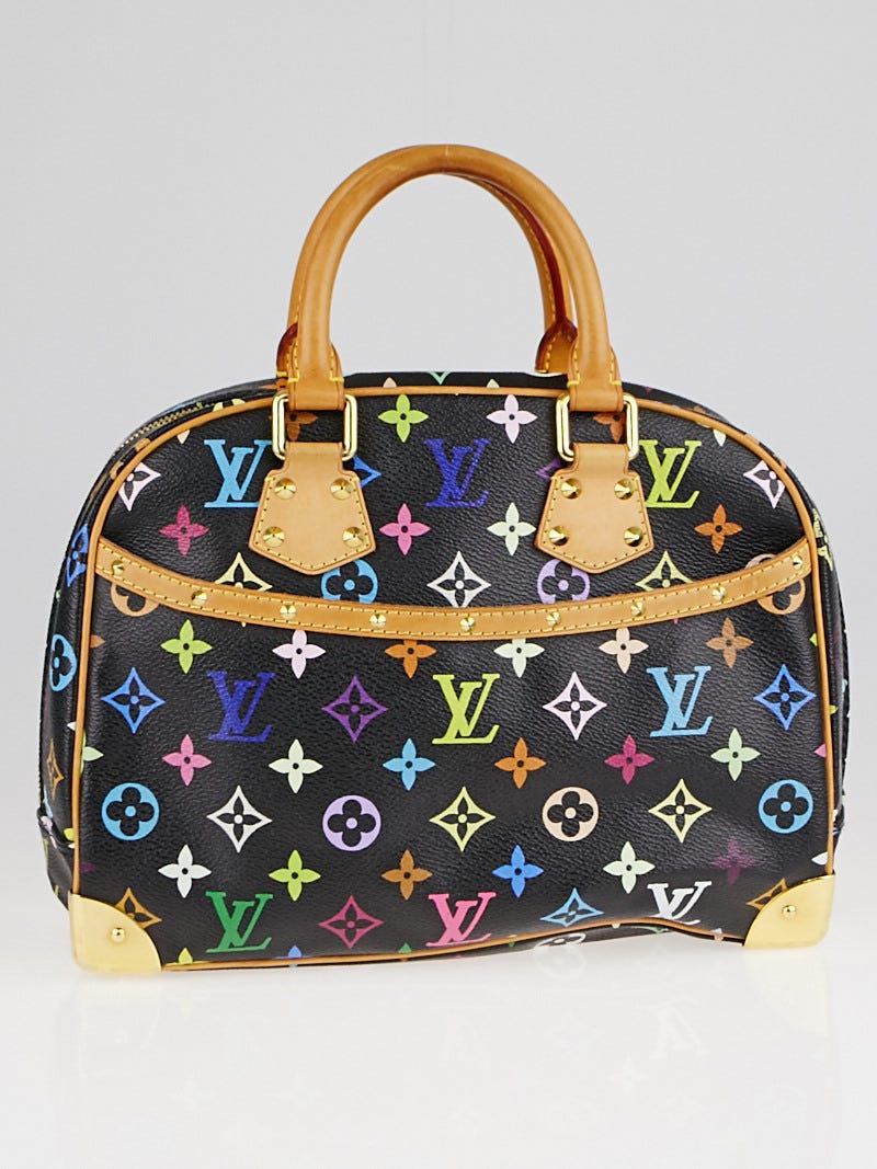 Louis Vuitton Monogram Multicolore Trouville Bag - Black Handle