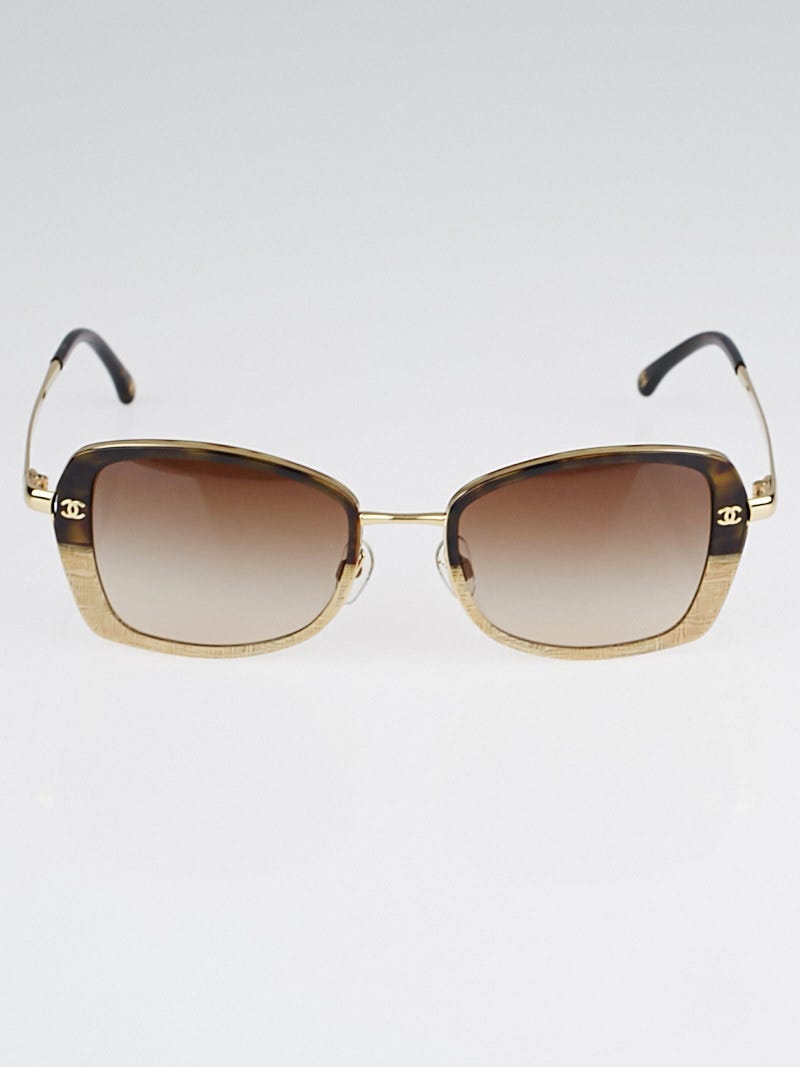 早割シーズン券 Tortoise Chanel Shell 4184 - Sunglasses CC Square Resin カーペット一般