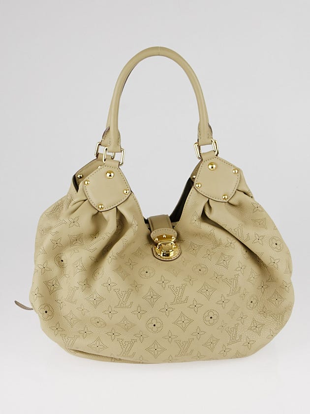 Louis Vuitton Biscuit Monogram Mahina L Bag