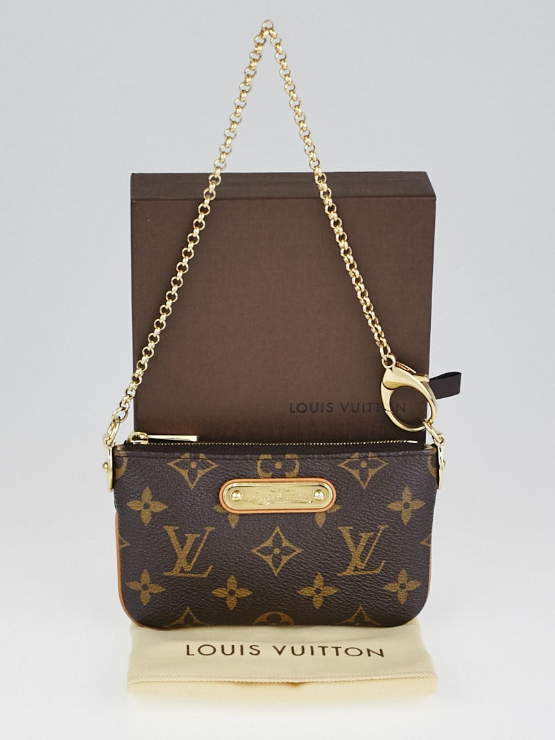 Louis Vuitton Monogram Canvas Milla PM Clutch Bag