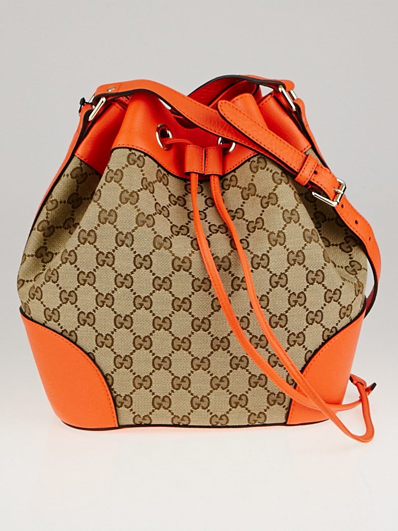 Gucci canvas bucket bag new arrivals