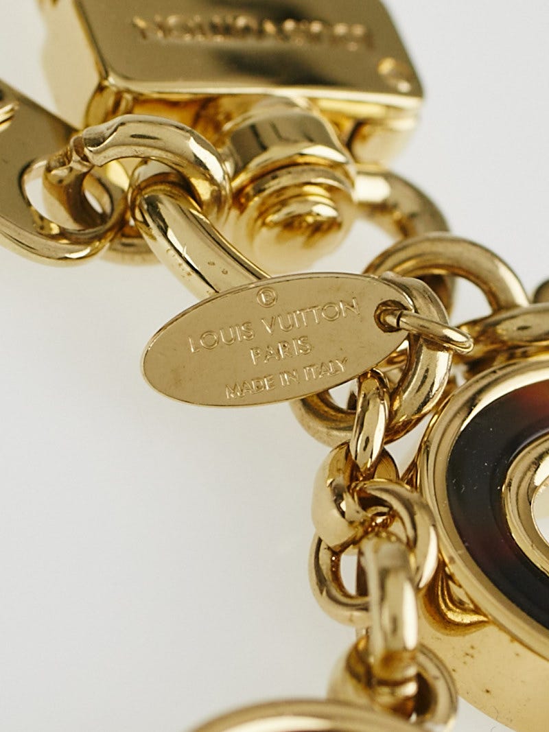 Louis Vuitton Monogram Tortoise Shell Keychain - Brown Keychains