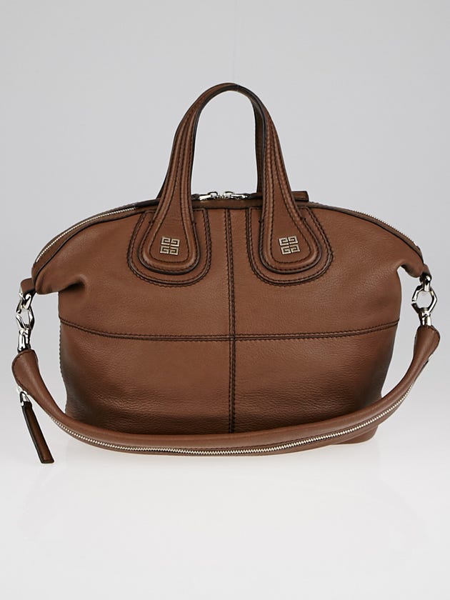 Givenchy Brown Sugar Goatskin Leather Small Nightingale Bag