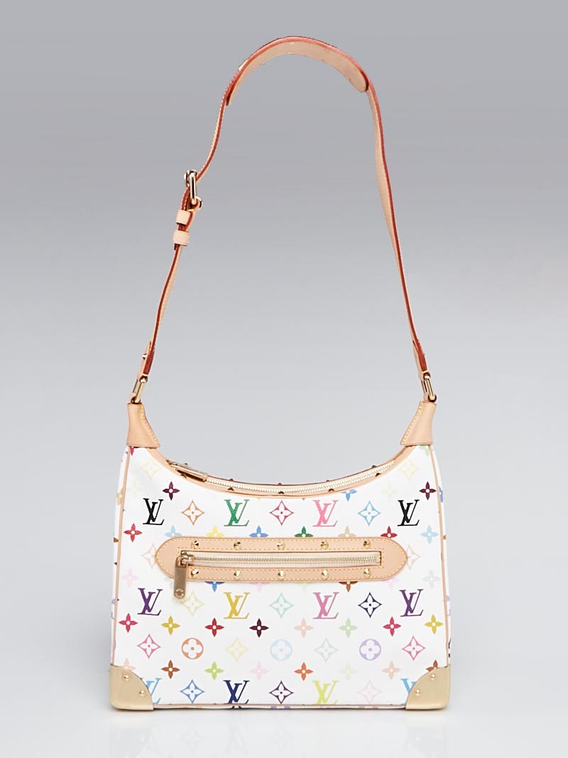 LOUIS VUITTON BOULOGNE HANDBAG IN MONOGRAM MURAKAMI HAND BAG White