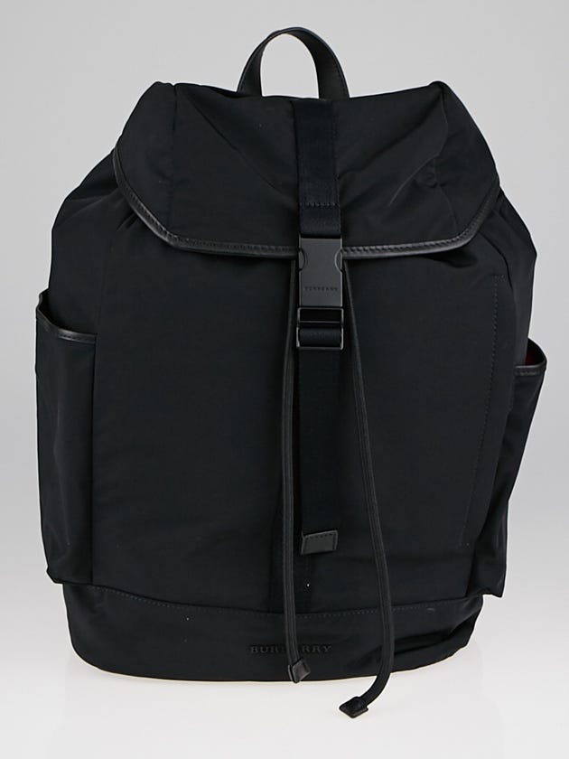 Burberry Black Nylon Backpack Bag