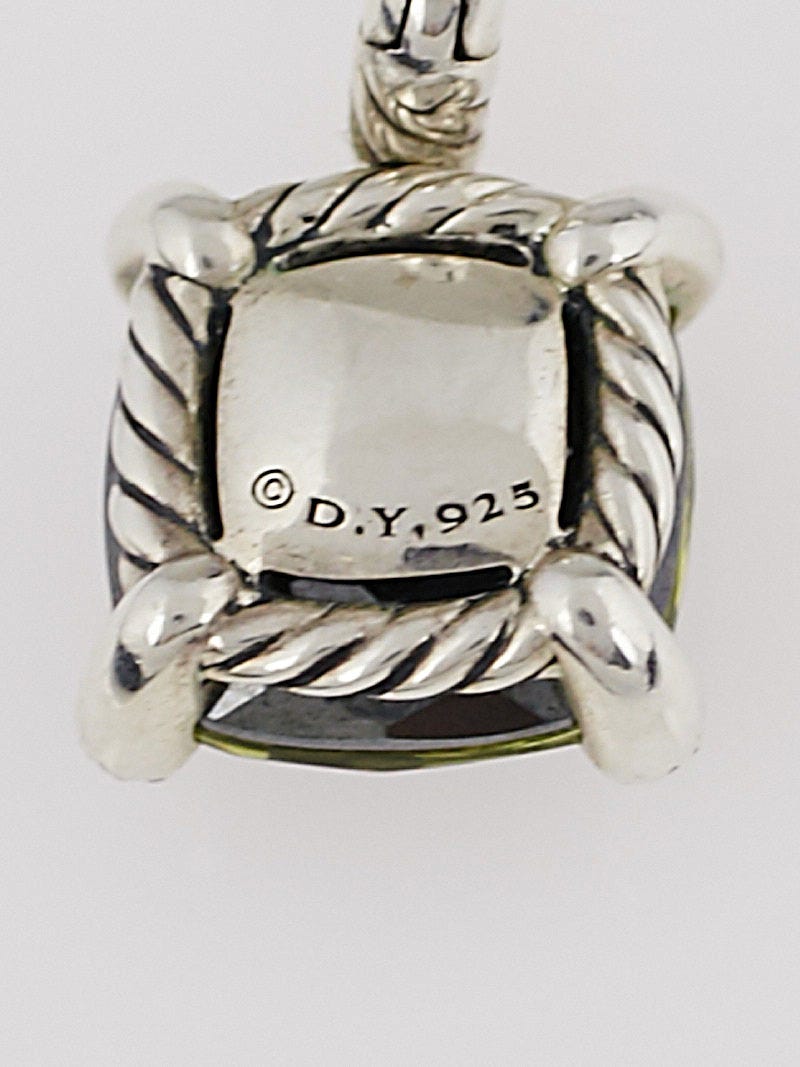 David Yurman Green Orchid and Diamonds Chatelaine Drop Earrings