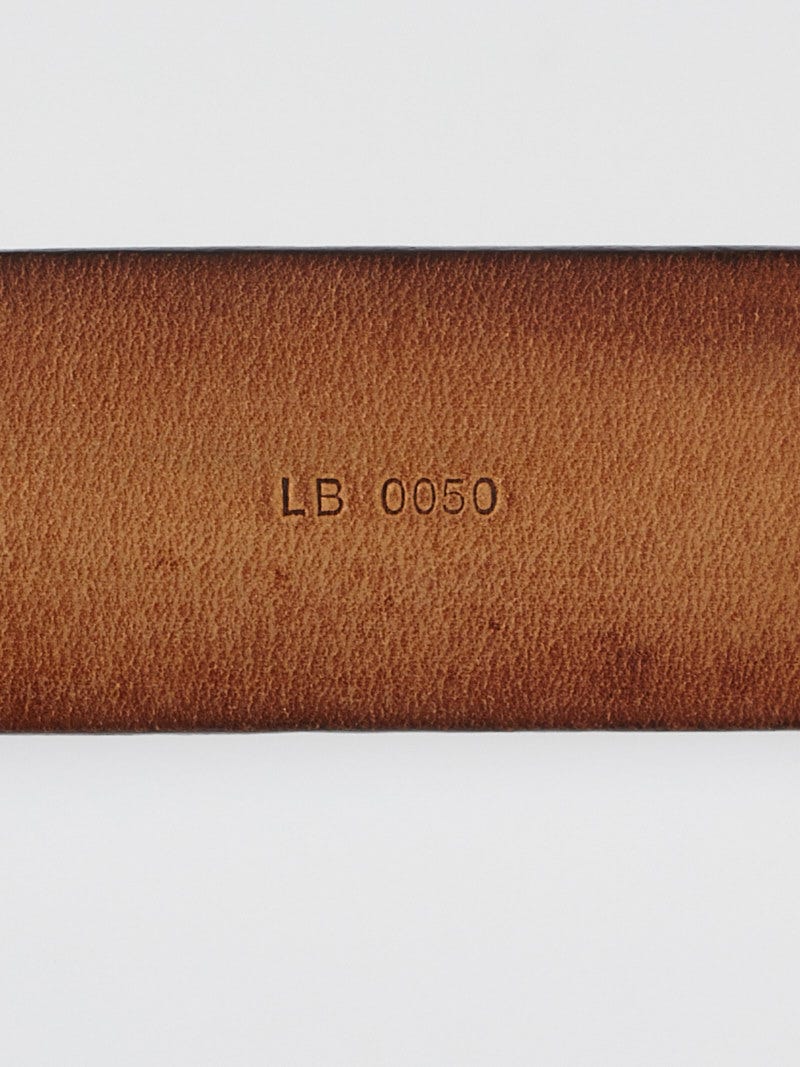 Louis Vuitton Damier Canvas Square Belt Size 125/50 - Yoogi's Closet
