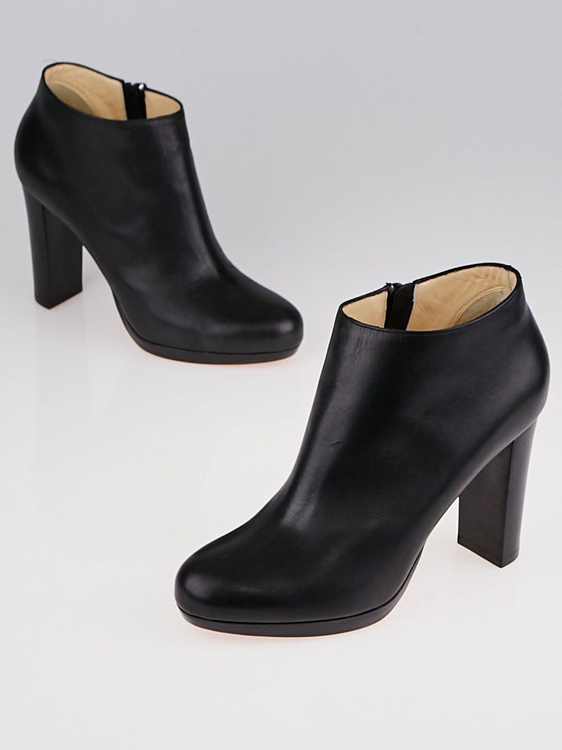 Christian louboutin sales gold boots