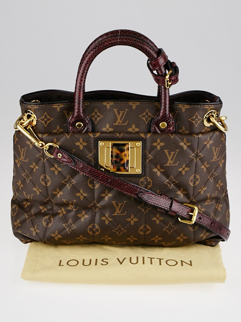 Louis Vuitton Exotique Tote Monogram Etoile Gm Brown