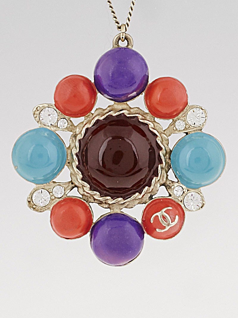 Chanel Crystal CC Pendant
