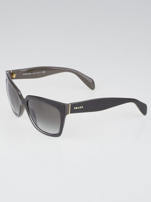 Prada Grey Plastic Square Frame Logo Sunglasses-SPR07P