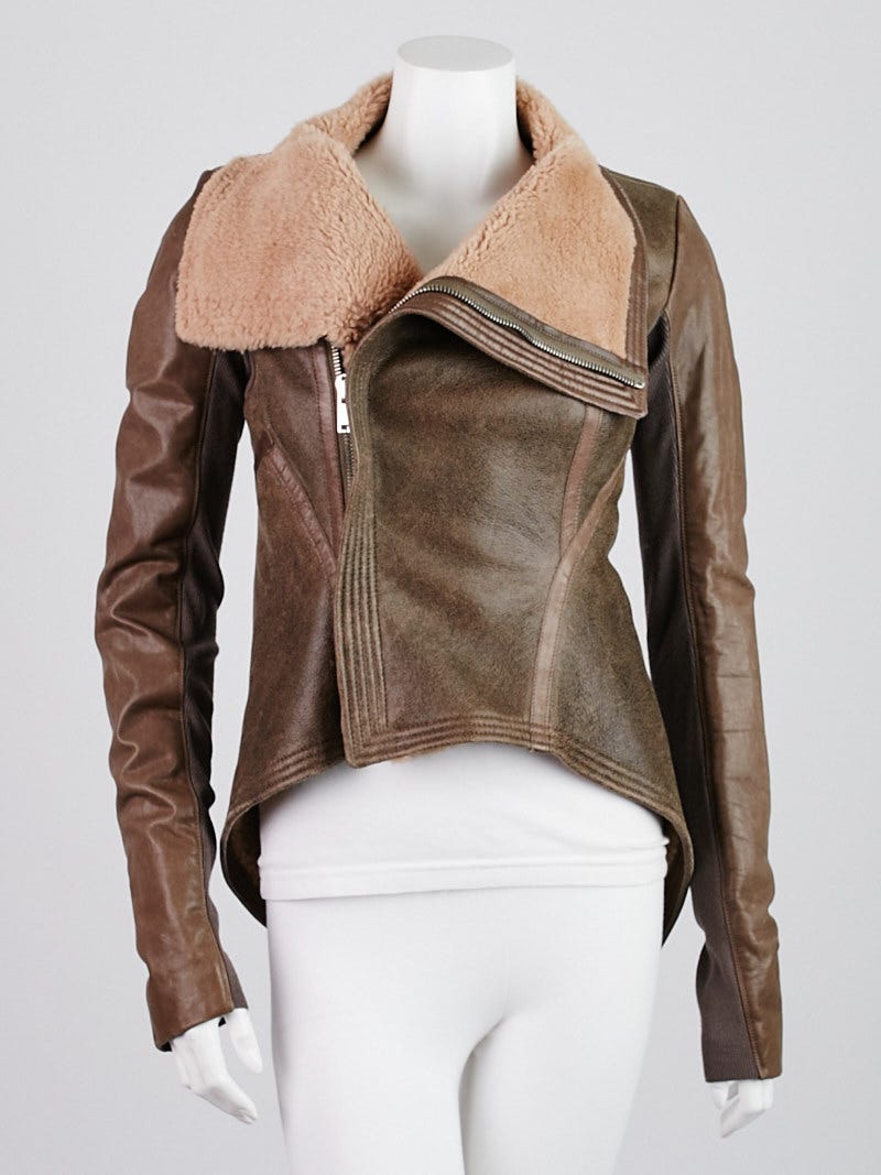 Rick owens shearling discount
