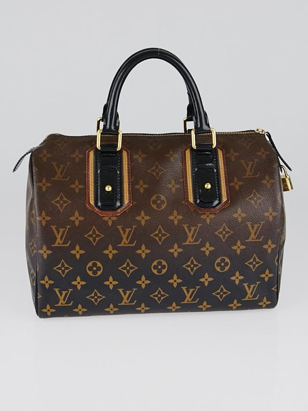 Louis Vuitton Limited Edition Black Monogram Mirage Speedy 30 Bag