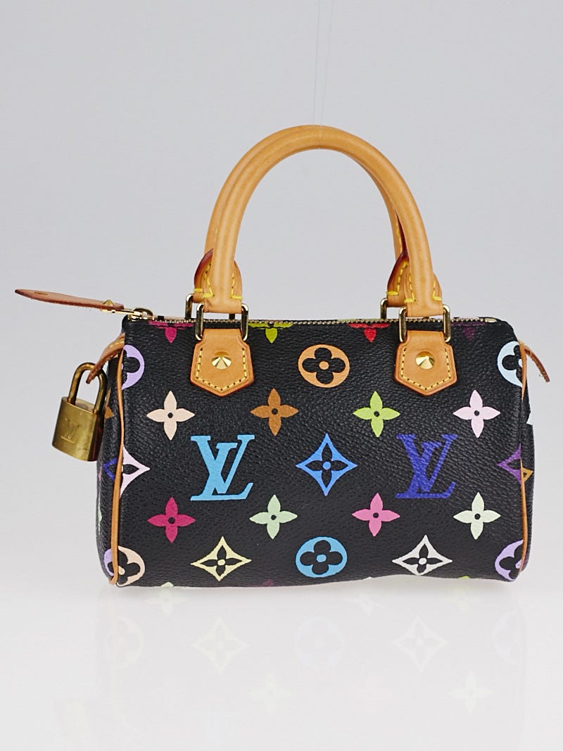 Louis Vuitton Black Monogram Multicolore Canvas Mini Sac HL Bag