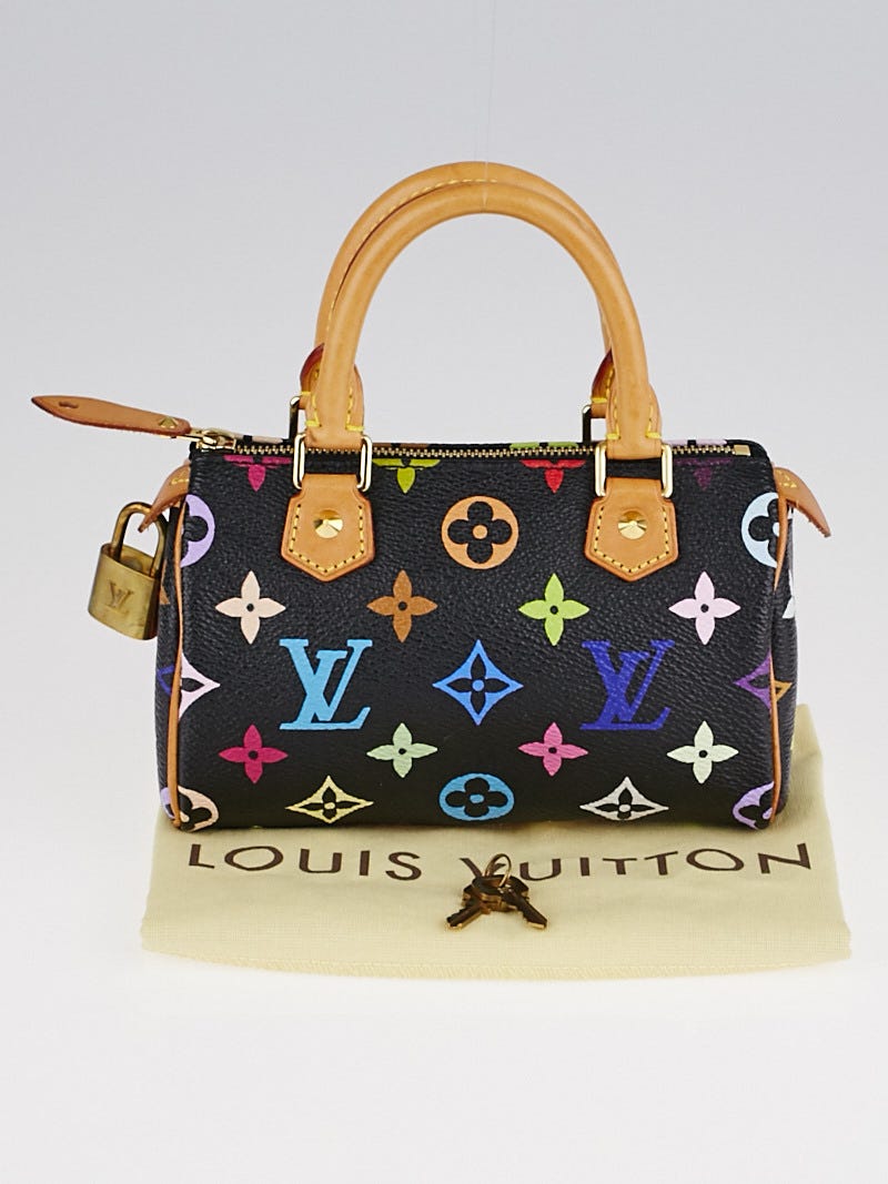 Louis Vuitton White Monogram Multicolor Mini Sac HL Bag - Yoogi's
