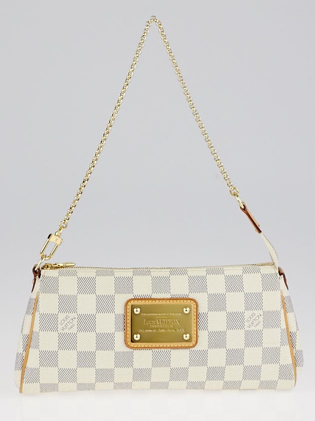 Louis Vuitton Damier Azur Canvas Eva Clutch Bag