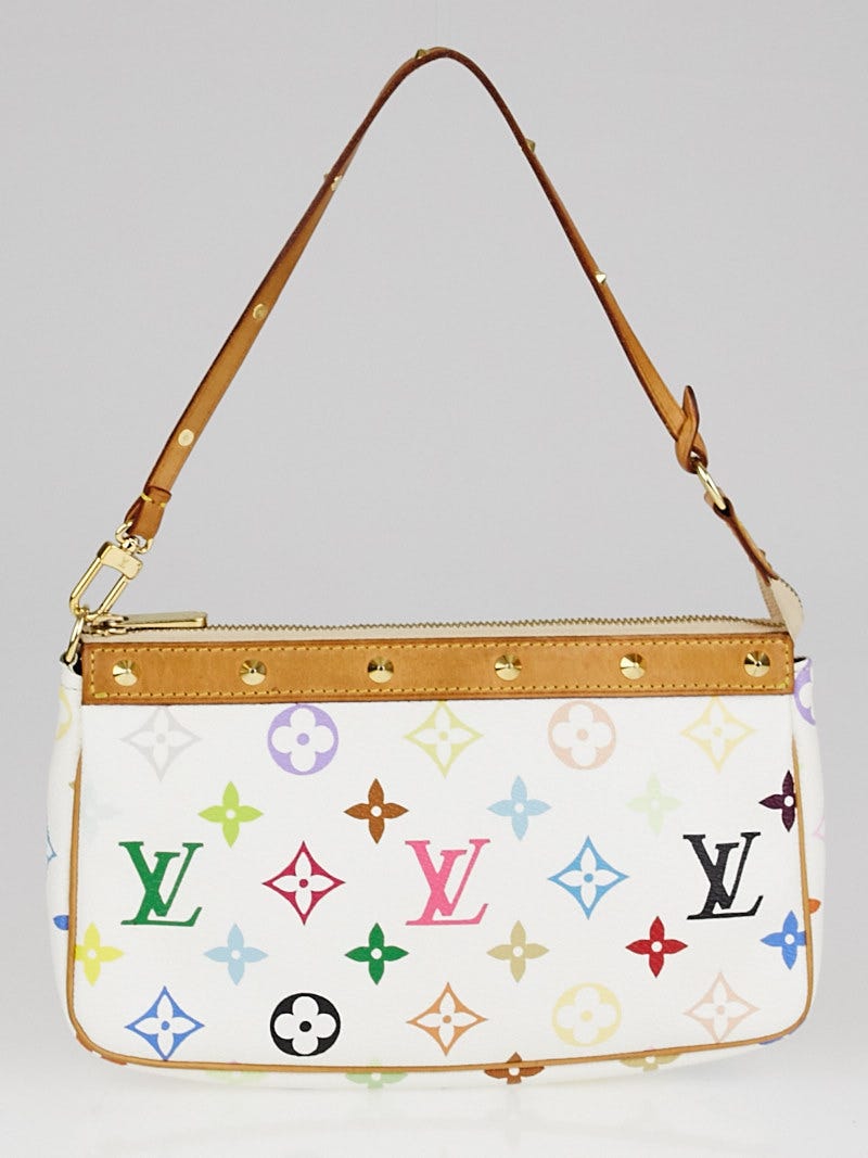 Louis Vuitton Black Monogram Multicolore Accessories Pochette Bag - Yoogi's  Closet
