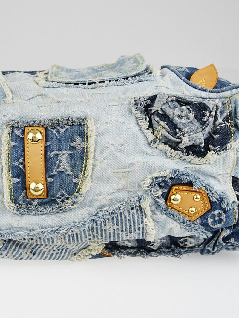 In LVoe with Louis Vuitton: LV Blast from the Past: Monogram Denim Patchwork  Cabby