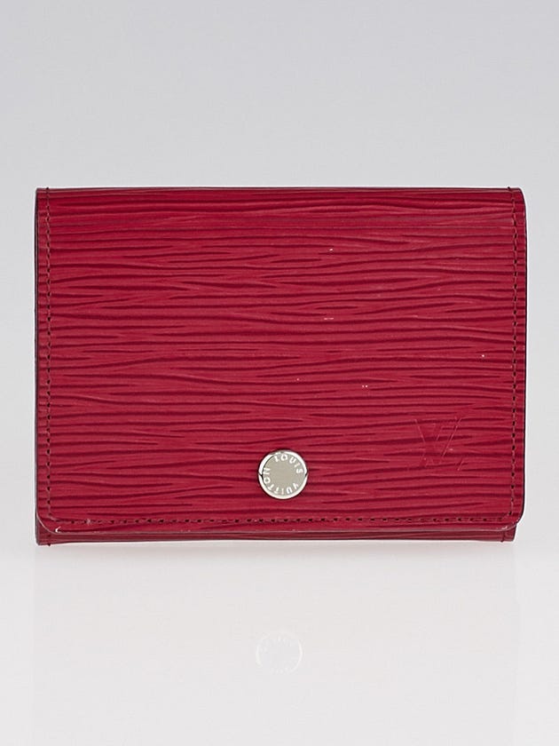 Louis Vuitton Fuchsia Epi Business Card Holder