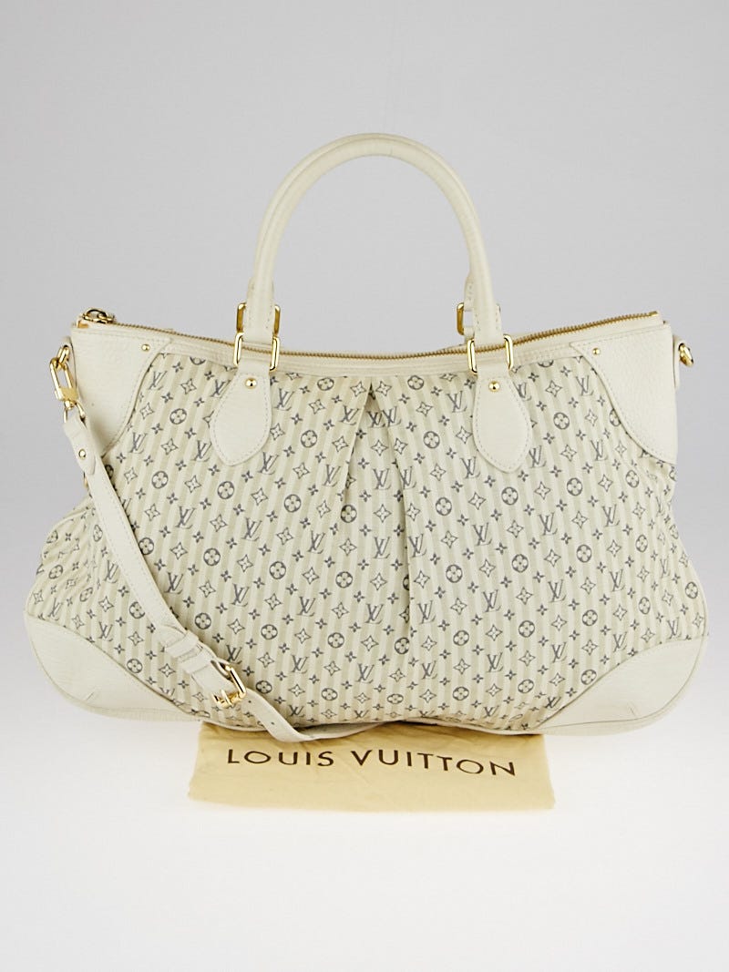 Louis Vuitton Blue/White Monogram Mini Lin Croisette Marina PM Bag