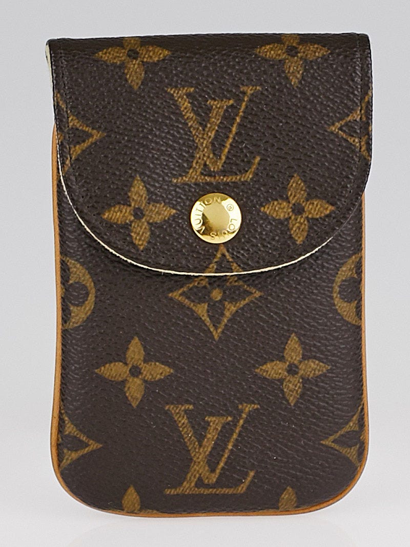 Louis Vuitton Louis Vuitton Etui Telephone MM Case Brown Monogram