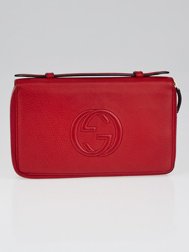 Gucci Tabasco Cellarius Leather Soho Travel Wallet