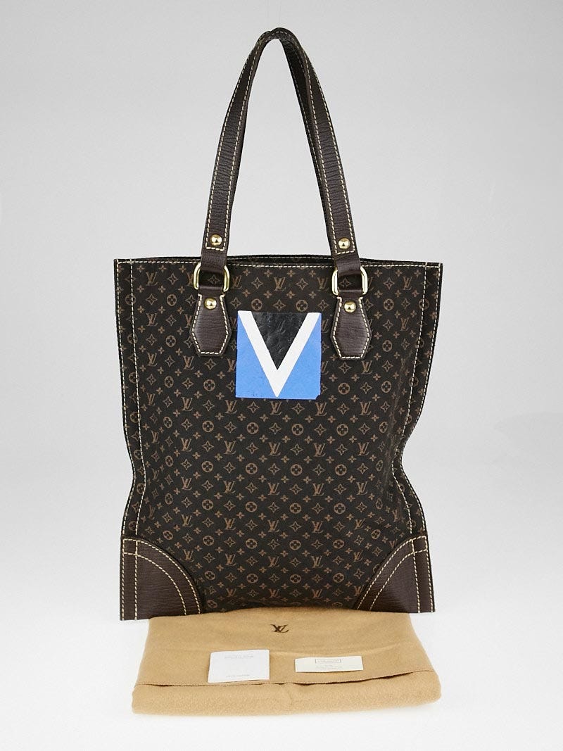 Louis Vuitton Ebene Monogram Canvas Mini Lin Initiales Tanger Sac Plat Bag Yoogi s Closet