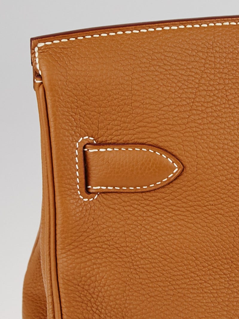 Hermes 42cm Gold Togo Leather Palladium Plated JPG Birkin Bag - Yoogi's  Closet
