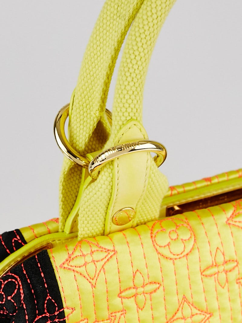 Louis Vuitton Monogram Motard Firebird Bag - Yellow Handle Bags