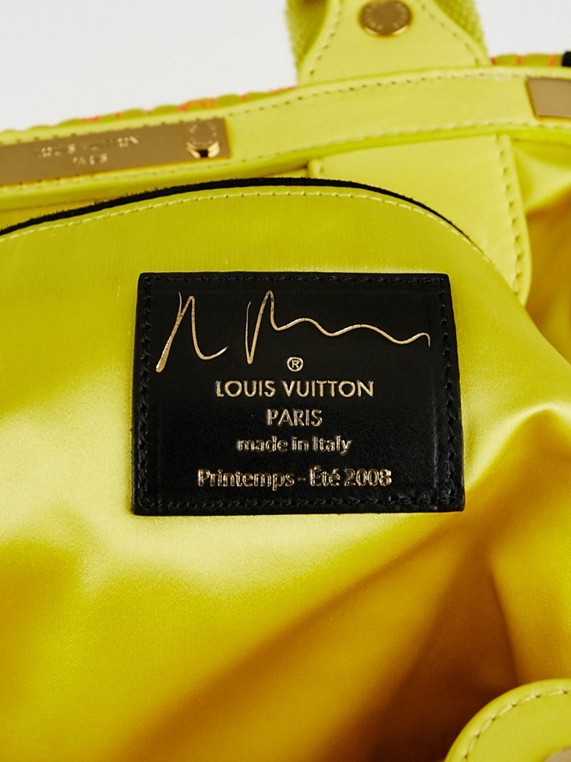 Louis Vuitton Limited Edition Neon Noir Monogram Motard Firebird